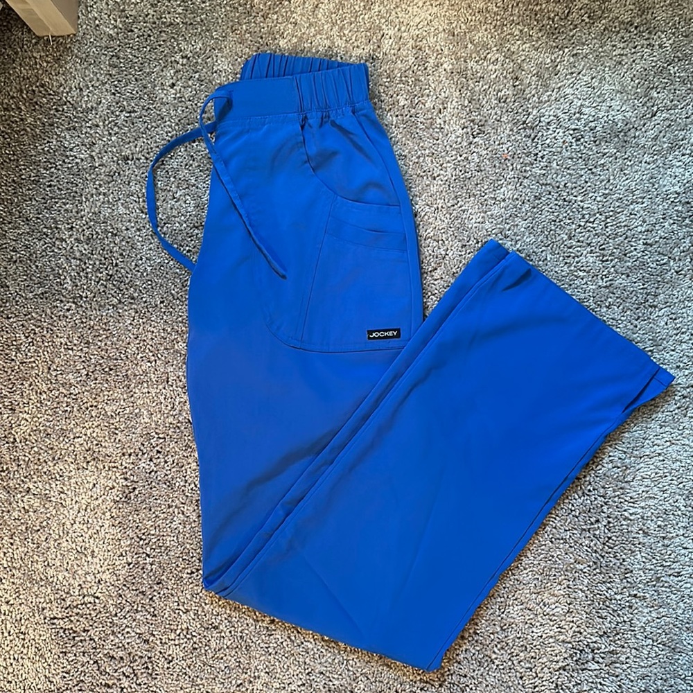 Jockey Scrub Pants. Royal Blue. XXS